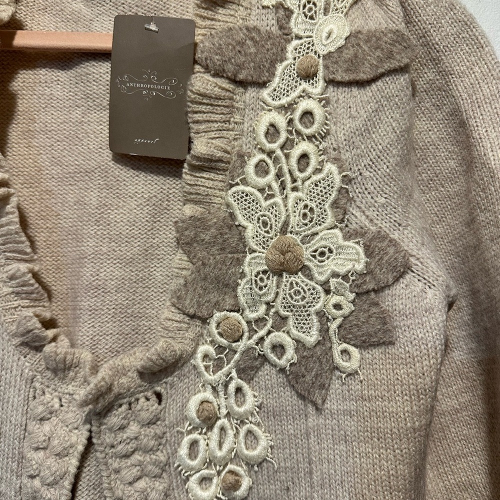 NWT Anthropologie Havilland cardigan size m - Picture 6 of 6